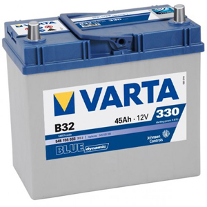 BATERIA VARTA 12V 45Ah BlueDynamic B32 DIR 238x129x227mm