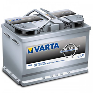 BATERIA VARTA 12V 70Ah StartStop E45 DIR 278x175x190mm