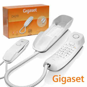 TELEFONE COM FIO GIGASET DA210 BRANCO