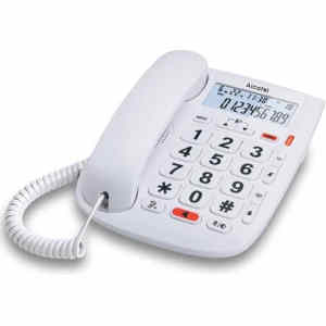 TELEFONE COM FIO ALCATEL TMAX20 TECLAS GRANDES BRANCO