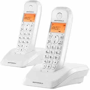 TELEFONE SEM FIO MOTOROLA S1202-DUO BRANCO (2 TELEFONES)