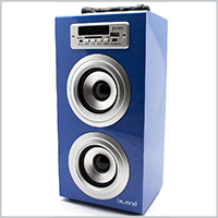 COLUNA AMPLIFICADA PORTATIL BIWONDS - FM/MP3/USB/SD/AUX