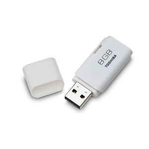 PEN DRIVE USB TOSHIBA 8 GB WHITE