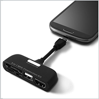 ADAPTADOR PARA TELEMOVEL MicroUSB/HDMI/MicroSD/USB...